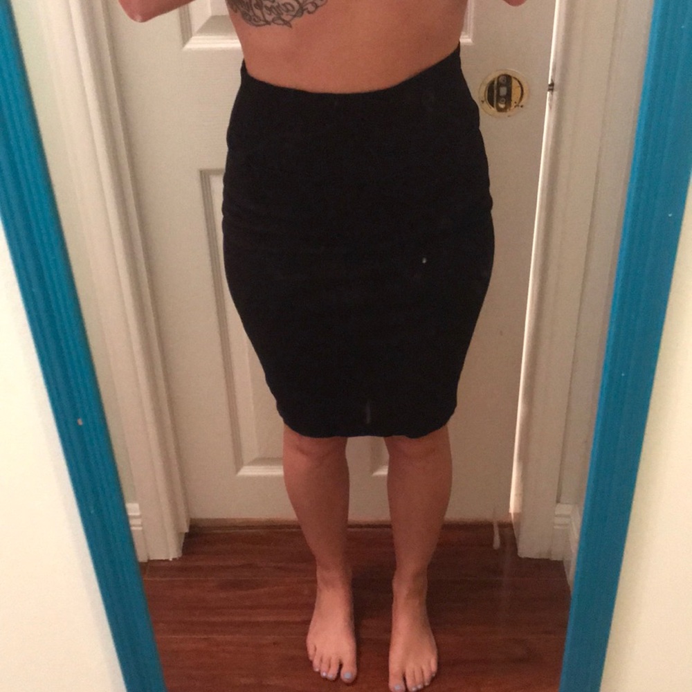 Black Dress Skirt